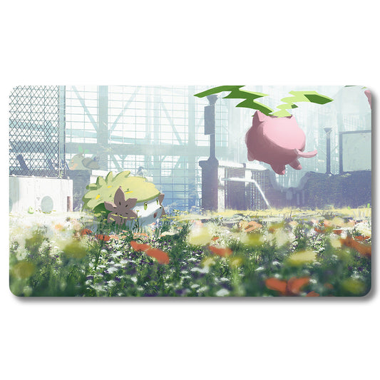 PTCG Peripheral - 1140646- Pokemon Playmat Size 23.6X13.7in Play mats Compatible for TCG MTG RPG CCG Trading Card Game