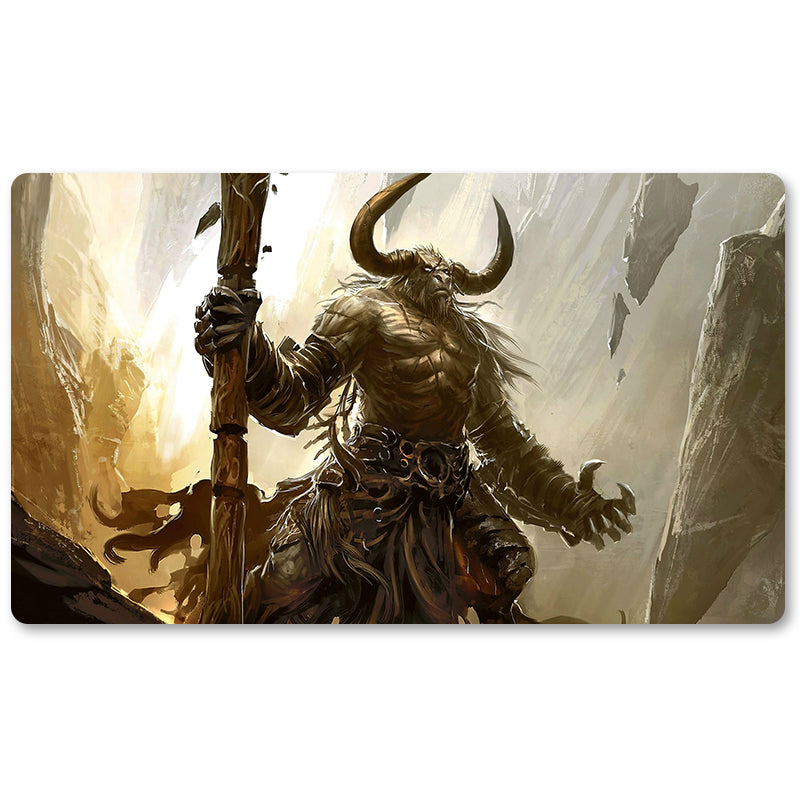 Board Game Peripheral- Lord-of-Shatterskull-Pass  -MTG Playmat Size 23.6X13.7in Play mats Compatible for TCG RPG CCG Trading Card Game