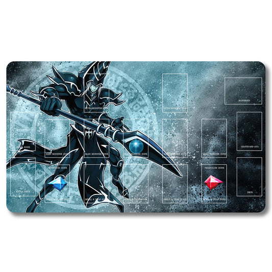 Tabulludo Ekstercentra - 136548- Yugioh Playmat Grandeco 23.6X13.7in Ludaj matoj Kongrua por TCG OCG CCG Komerca Kartludo