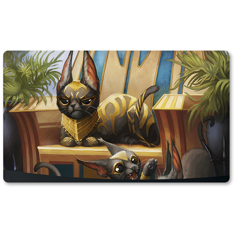 Magic The Gathering Peripheral- REGAL CARACAL  -MTG Playmat Size 23.6X13.7in Play mats Compatible for TCG RPG CCG Trading Card Game