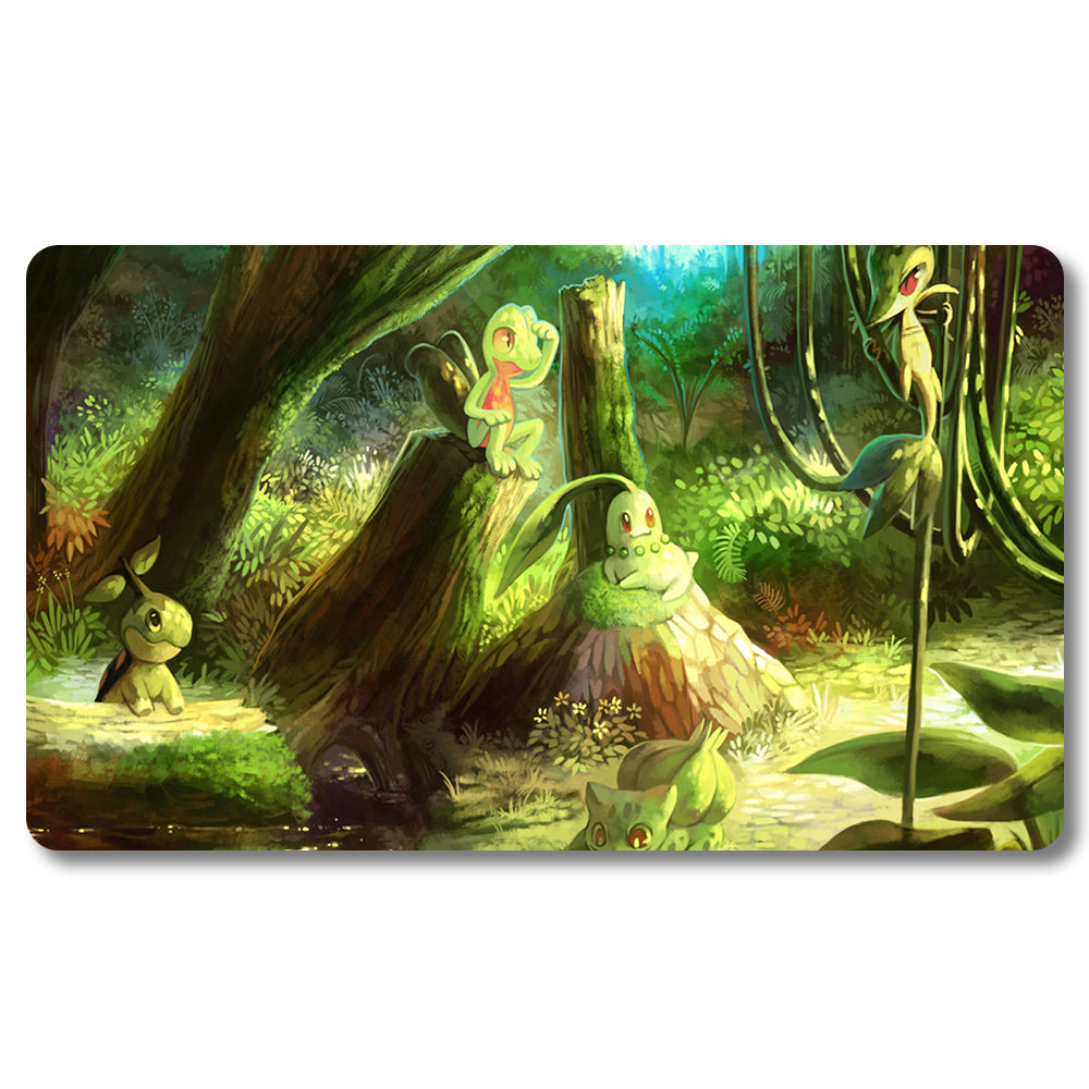 PTCG Peripheral - 648607- Pokemon Playmat Size 23.6X13.7in Play mats Compatible for TCG MTG RPG CCG Trading Card Game