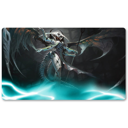 Board Game Peripheral- Atraxa Praetors Voice -MTG Playmat Size 23.6X13.7in Play mats Compatible for TCG RPG CCG Trading Card Game