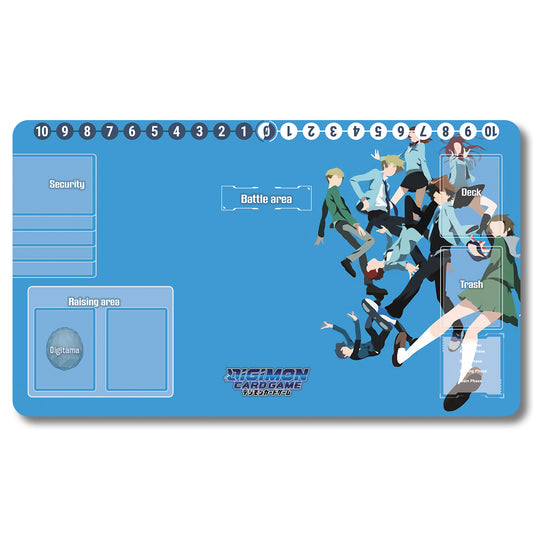 Board Game Peripheral - 60536587- Digimon Playmat Size 23.6X13.7in Play mats Compatible for TCG DTCG CCG Trading Card Game