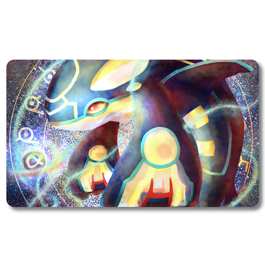 Board Game Peripheral - 668139- Pokemon Playmat Size 23.6X13.7in Play mats Compatible for TCG MTG RPG CCG Trading Card Game