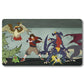 Board Game Tyranitar Garchomp Playmat - Pokemon Size 23.6X13.7in Play mats Compatible for TCG MTG RPG CCG Trading Card Game
