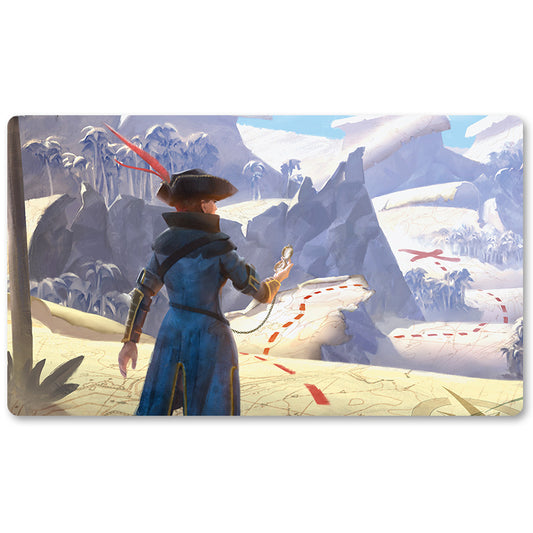 Board Game Peripheral- Curious Obsession -MTG Playmat Size 23.6X13.7in Play mats Compatible for TCG RPG CCG Trading Card Game