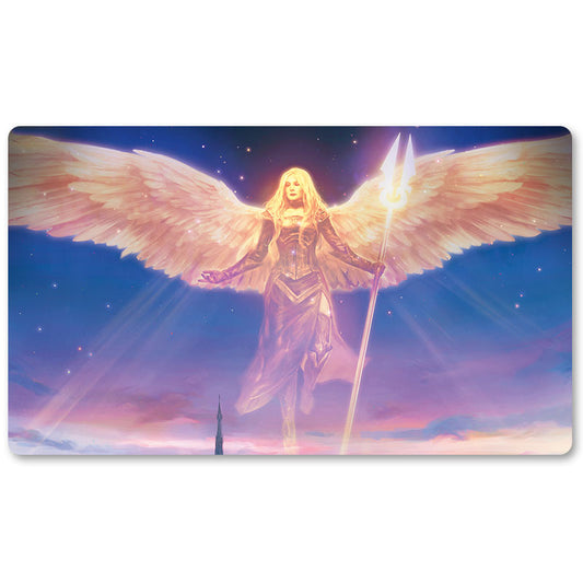 Magic The Gathering Peripheral- AVACYN, ANGEL OF HOPE  -MTG Playmat Size 23.6X13.7in Play mats Compatible for TCG RPG CCG Trading Card Game