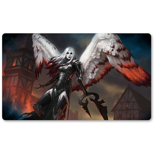 Magic The Gathering Peripheral- Avacyn The Purifier -MTG Playmat Size 23.6X13.7in Play mats Compatible for TCG RPG CCG Trading Card Game