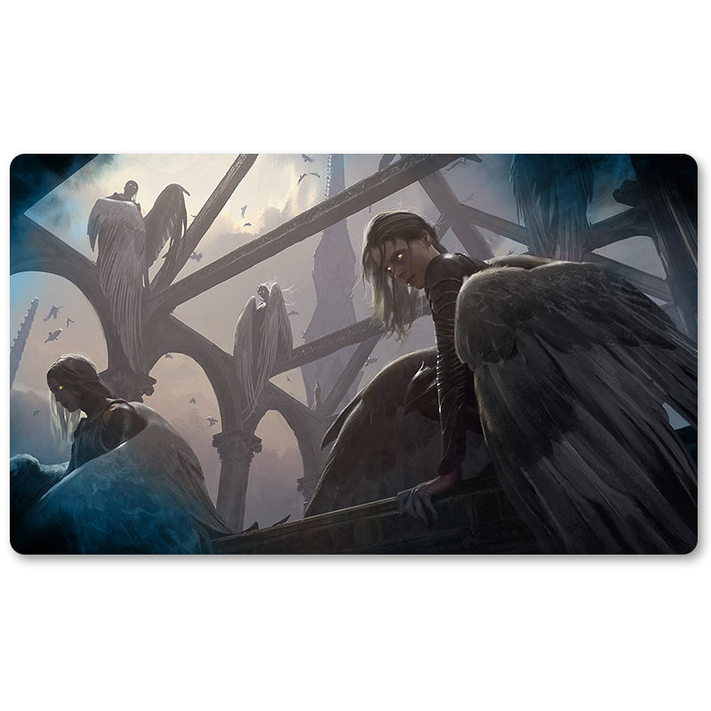 Board Game Peripheral- ALWAYS WATCHING -MTG Playmat Size 23.6X13.7in Play mats Compatible for TCG RPG CCG Trading Card Game