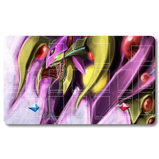 YUGIOH Peripheral - 569653- Yugioh Playmat Size 23.6X13.7in Play mats Compatible for TCG OCG CCG Trading Card Game