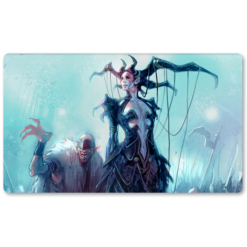 Board Game Peripheral- Kalastria Highborn  -MTG Playmat Size 23.6X13.7in Play mats Compatible for TCG RPG CCG Trading Card Game