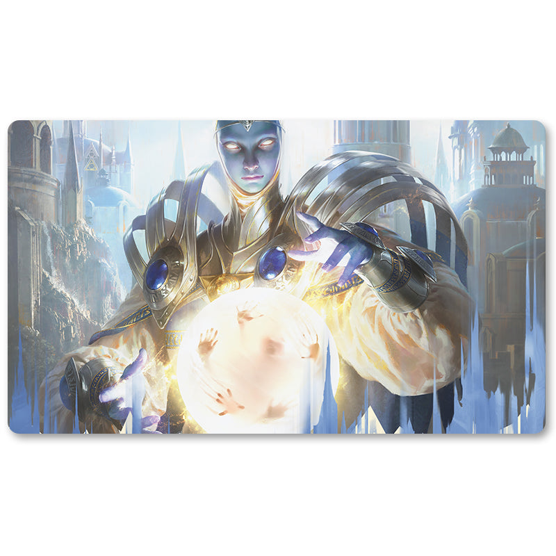 Magic The Gathering Peripheral- Deputy Of Detention -MTG Playmat Size 23.6X13.7in Play mats Compatible for TCG RPG CCG Trading Card Game