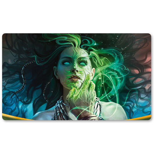 Magic The Gathering Peripheral- ANCESTRAL MASK -MTG Playmat Size 23.6X13.7in Play mats Compatible for TCG RPG CCG Trading Card Game