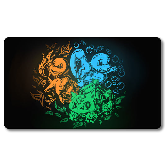 PTCG Peripheral - nmwez9- Pokemon Playmat Size 23.6X13.7in Play mats Compatible for TCG MTG RPG CCG Trading Card Game