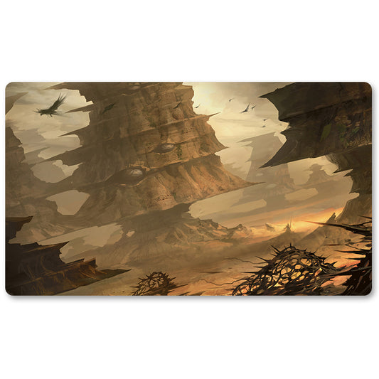 Magic The Gathering Peripheral- ARID-MESA -MTG Playmat Size 23.6X13.7in Play mats Compatible for TCG RPG CCG Trading Card Game