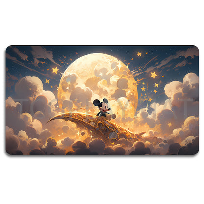 Disney Mickey  Lorcana Playmat-23120510-  Size 23.6X13.7in Play mats Compatible for TCG RPG CCG Mouse Pad Desk Mats