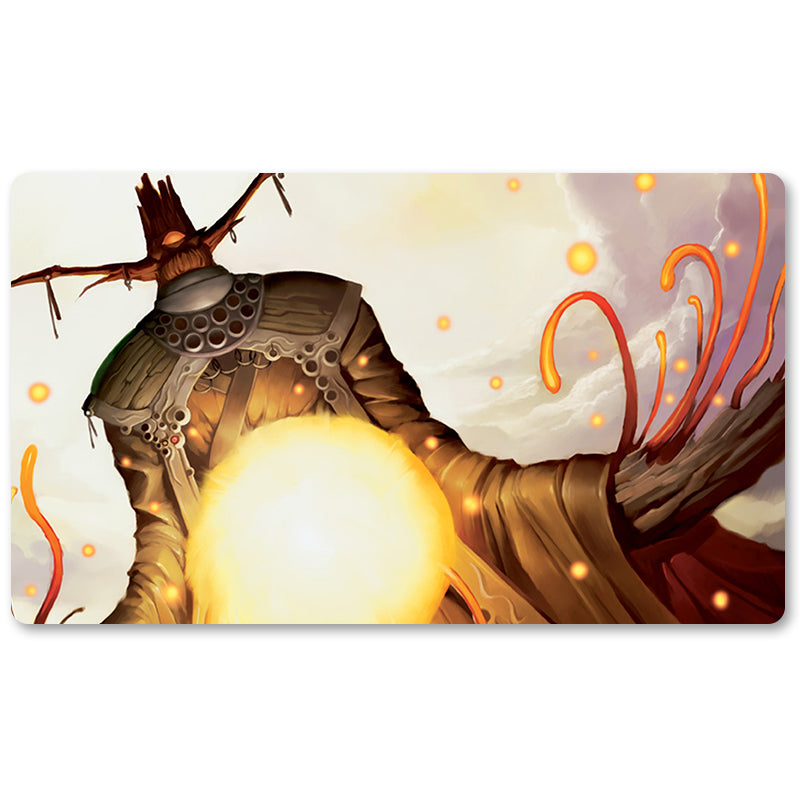 Board Game Peripheral- Yomiji Who Bars The Way -MTG Playmat Size 23.6X13.7in Play mats Compatible for TCG RPG CCG Trading Card Game