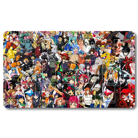 YUGIOH Peripheral - 697953- Yugioh Playmat Size 23.6X13.7in Play mats Compatible for TCG OCG CCG Trading Card Game