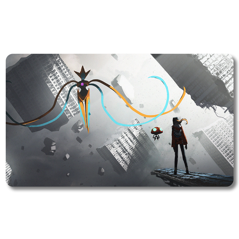 PTCG Daiochis Playmat - Pokemon Size 23.6X13.7in Play mats Compatible for TCG MTG RPG CCG Trading Card Game