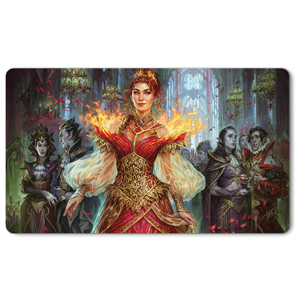 Board Game Peripheral- CHANDRA, DRESSED TO KILL -MTG Playmat Size 23.6X13.7in Play mats Compatible for TCG RPG CCG Trading Card Game