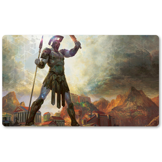 Magic The Gathering Peripheral- Colossus-of-Akros -MTG Playmat Size 23.6X13.7in Play mats Compatible for TCG RPG CCG Trading Card Game