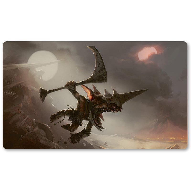 Magic The Gathering Peripheral- Goblin-Wardriver  -MTG Playmat Size 23.6X13.7in Play mats Compatible for TCG RPG CCG Trading Card Game