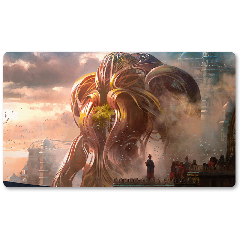 Board Game Peripheral- Verdurous Gearhulk -MTG Playmat Size 23.6X13.7in Play mats Compatible for TCG RPG CCG Trading Card Game