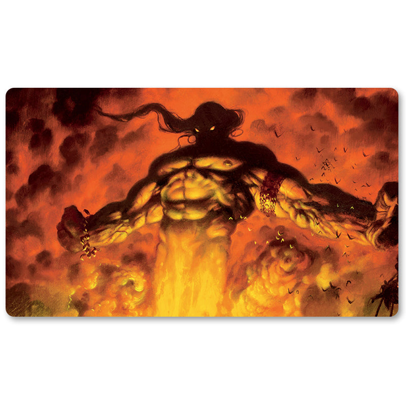 Magic The Gathering Peripheral- MAHAMOTI-DJINN  -MTG Playmat Size 23.6X13.7in Play mats Compatible for TCG RPG CCG Trading Card Game