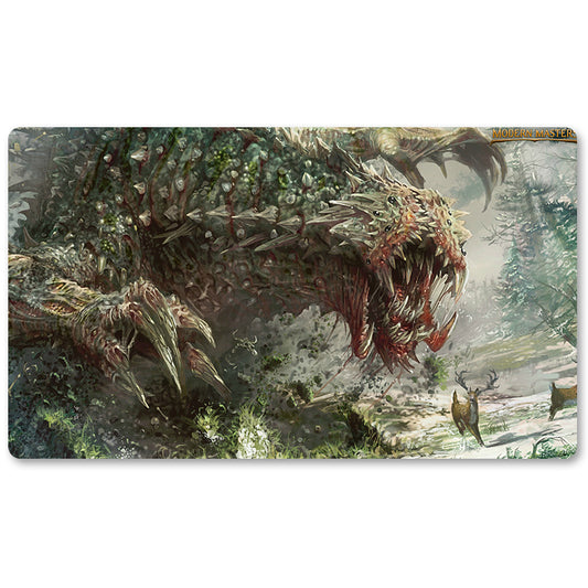 Board Game Peripheral- Tarmogoyf -MTG Playmat Size 23.6X13.7in Play mats Compatible for TCG RPG CCG Trading Card Game