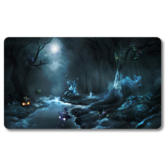 Board Game Peripheral - 8xvg9k- Pokemon Playmat Size 23.6X13.7in Play mats Compatible for TCG MTG RPG CCG Trading Card Game