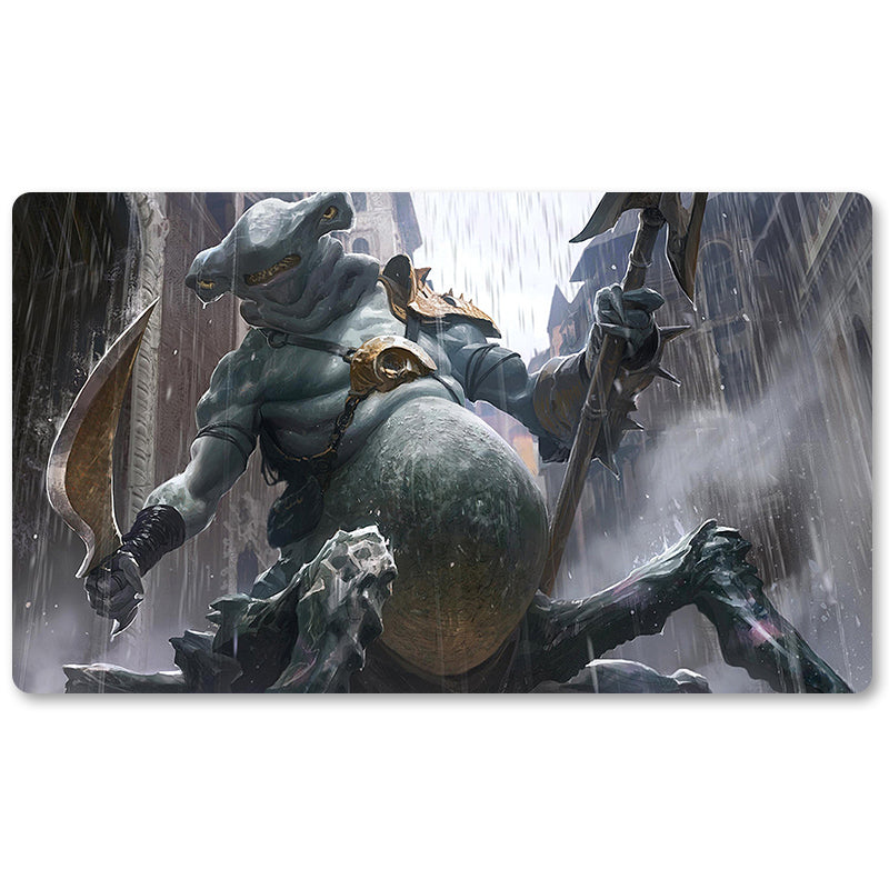 Magic The Gathering Peripheral- Shambleshark-MTG Playmat Size 23.6X13.7in Play mats Compatible for TCG RPG CCG Trading Card Game