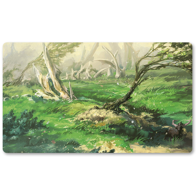 Magic The Gathering Peripheral- Windswept Heath -MTG Playmat Size 23.6X13.7in Play mats Compatible for TCG RPG CCG Trading Card Game